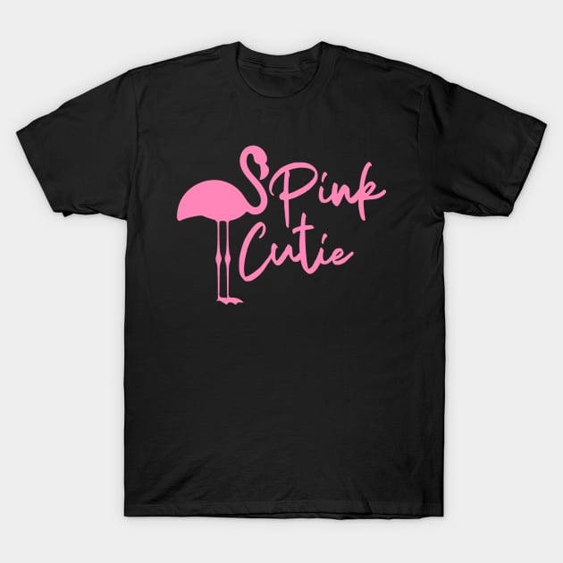 Cool Pink Flamingo Lovers Gift T-Shirt by Ortizhw